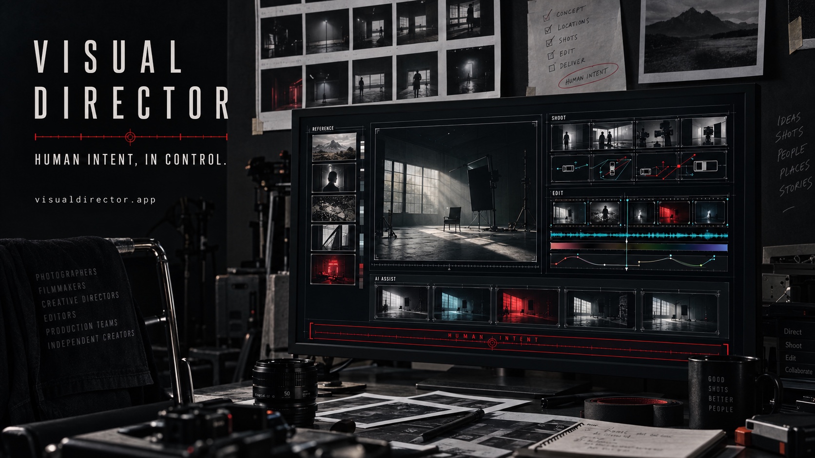 視覚判断を現場から編集まで一つにつなぐVisual Directorのキャンペーンビジュアル